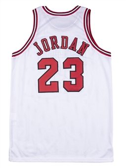 1997-98 Michael Jordan Photo Matched Game Used Chicago Bulls Home Jersey Worn 2/13/1998 (37 Pts. and BUZZER BEATER)(MeiGray, Bulls LOA & Sports Investors)